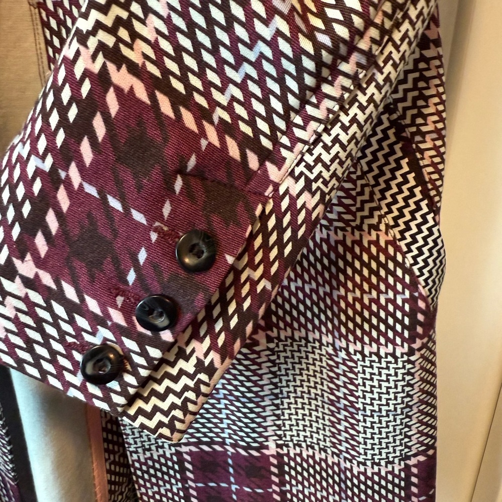 CAbi Sovereign Plaid Trench Coat - Picture 4 of 6